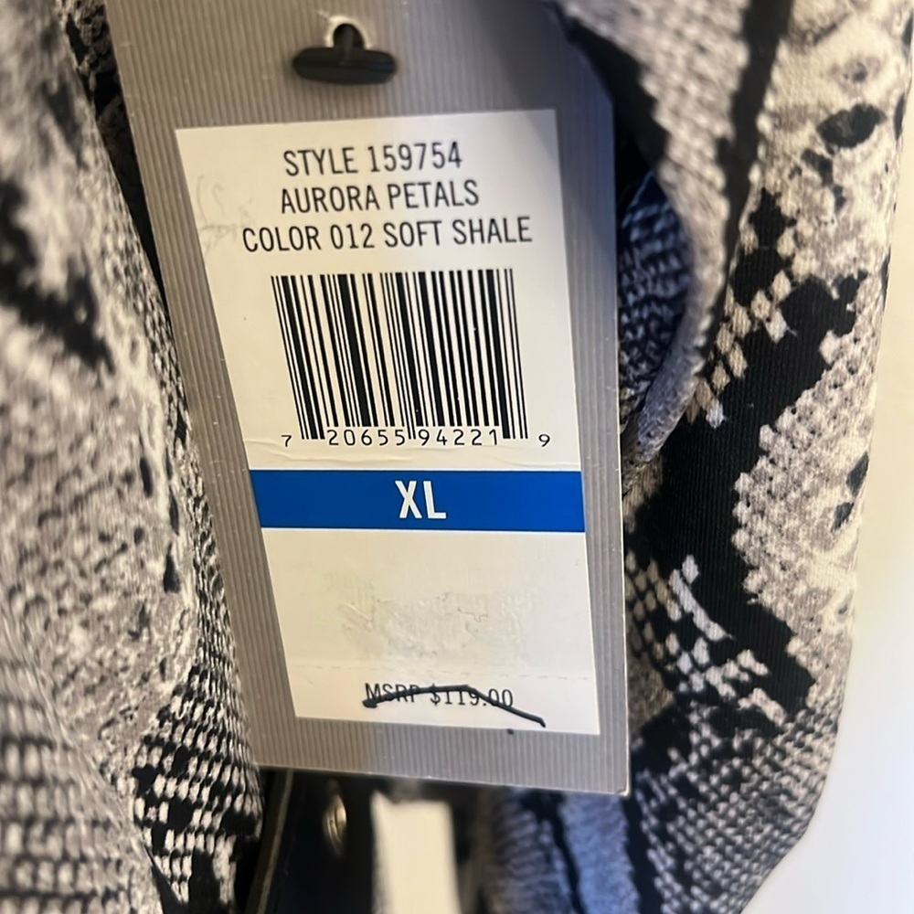 NWT Chaos New York Long Reptile Inspired Print Dress sz. XL - Picture 3 of 12